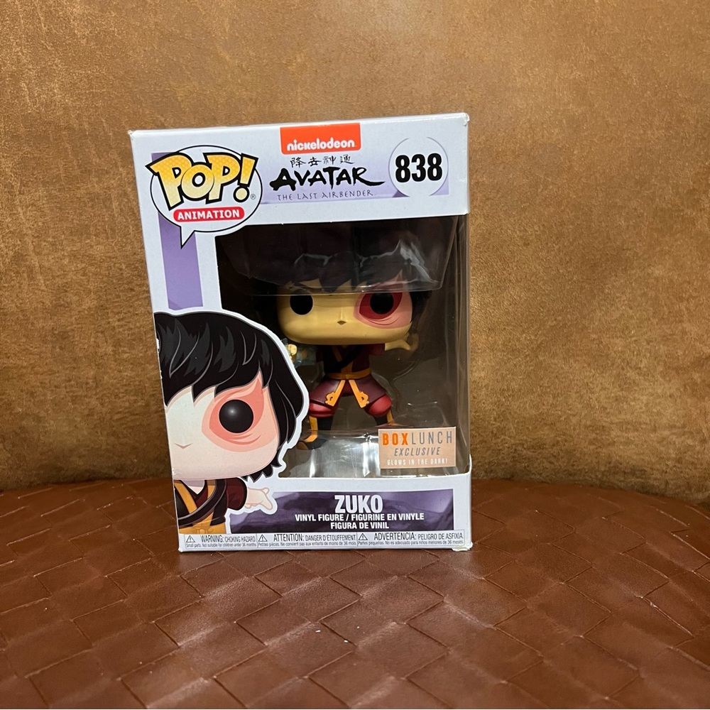 Funko Pop- Avatar the last air bender- Zuko- 838